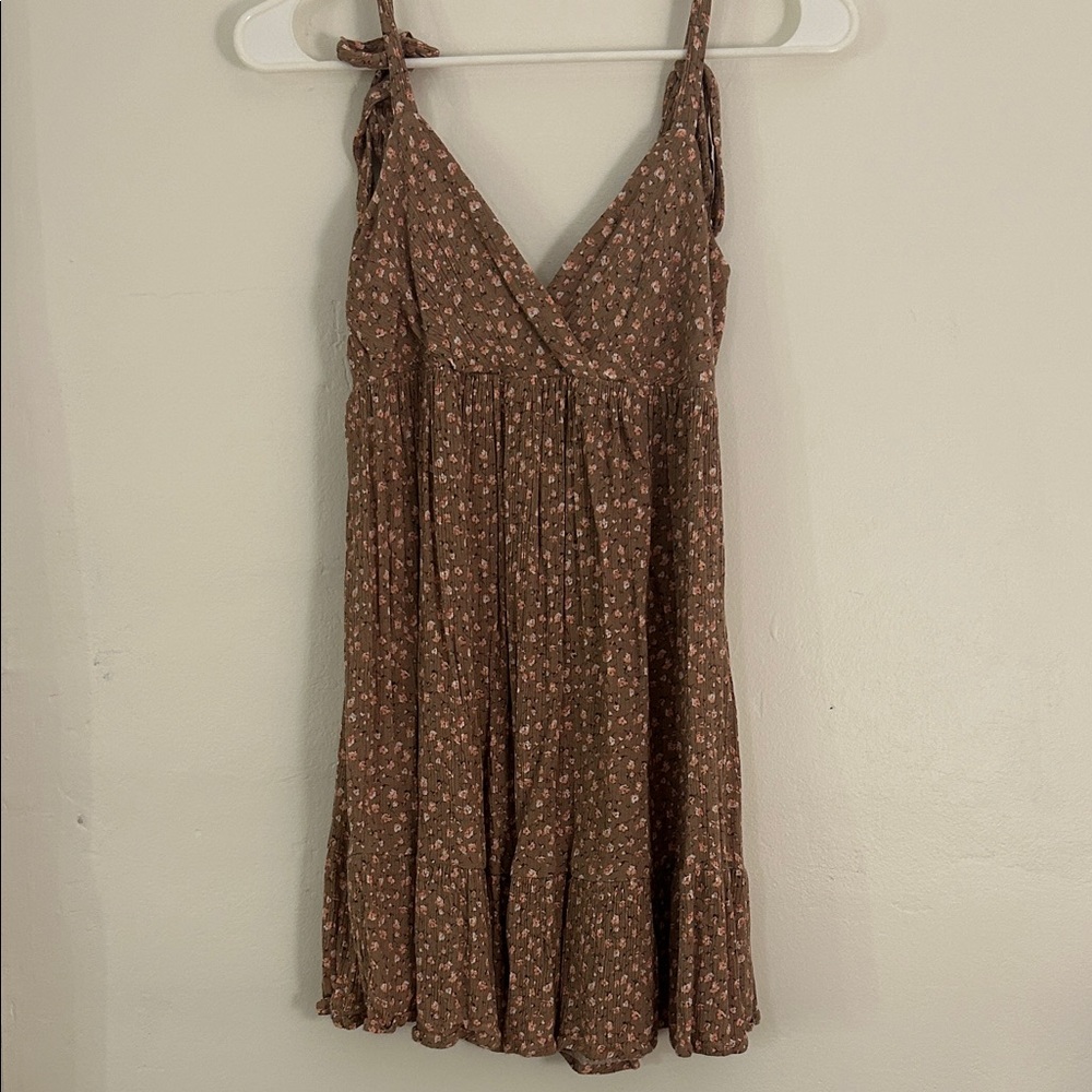 RSQ Floral Brown Mini Dress